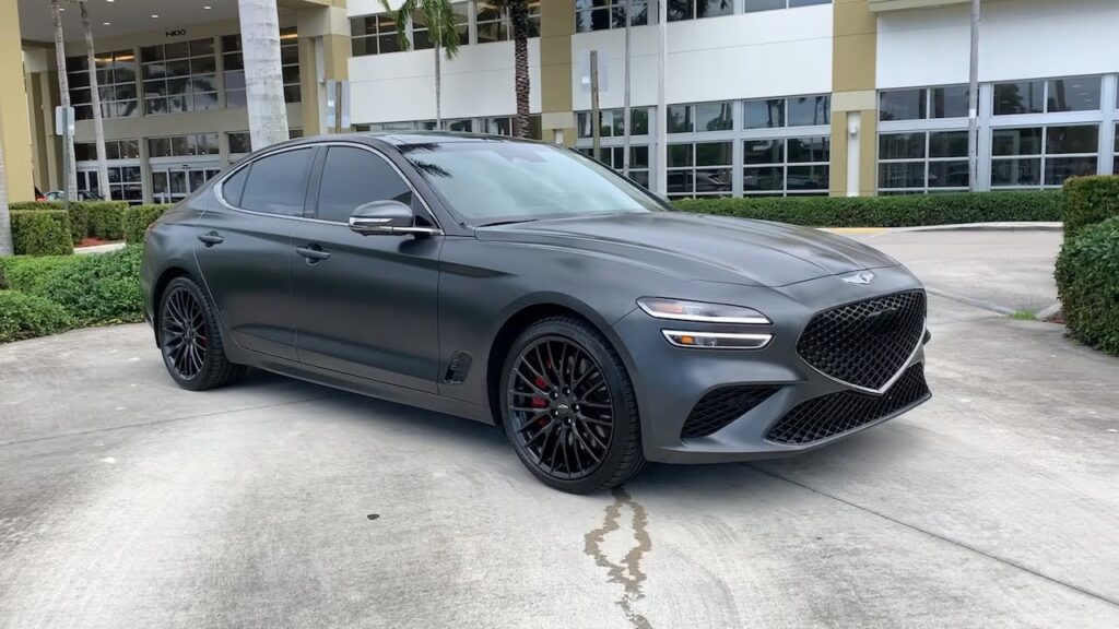 Hire Genesis G70 in Miami for Glam Shoots